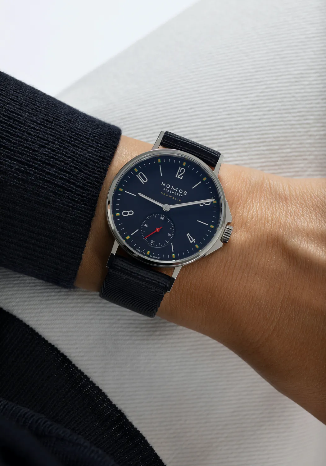 NOMOS Ahoi Neomatik Atlantic 36mm Clear Back | Ref. 567