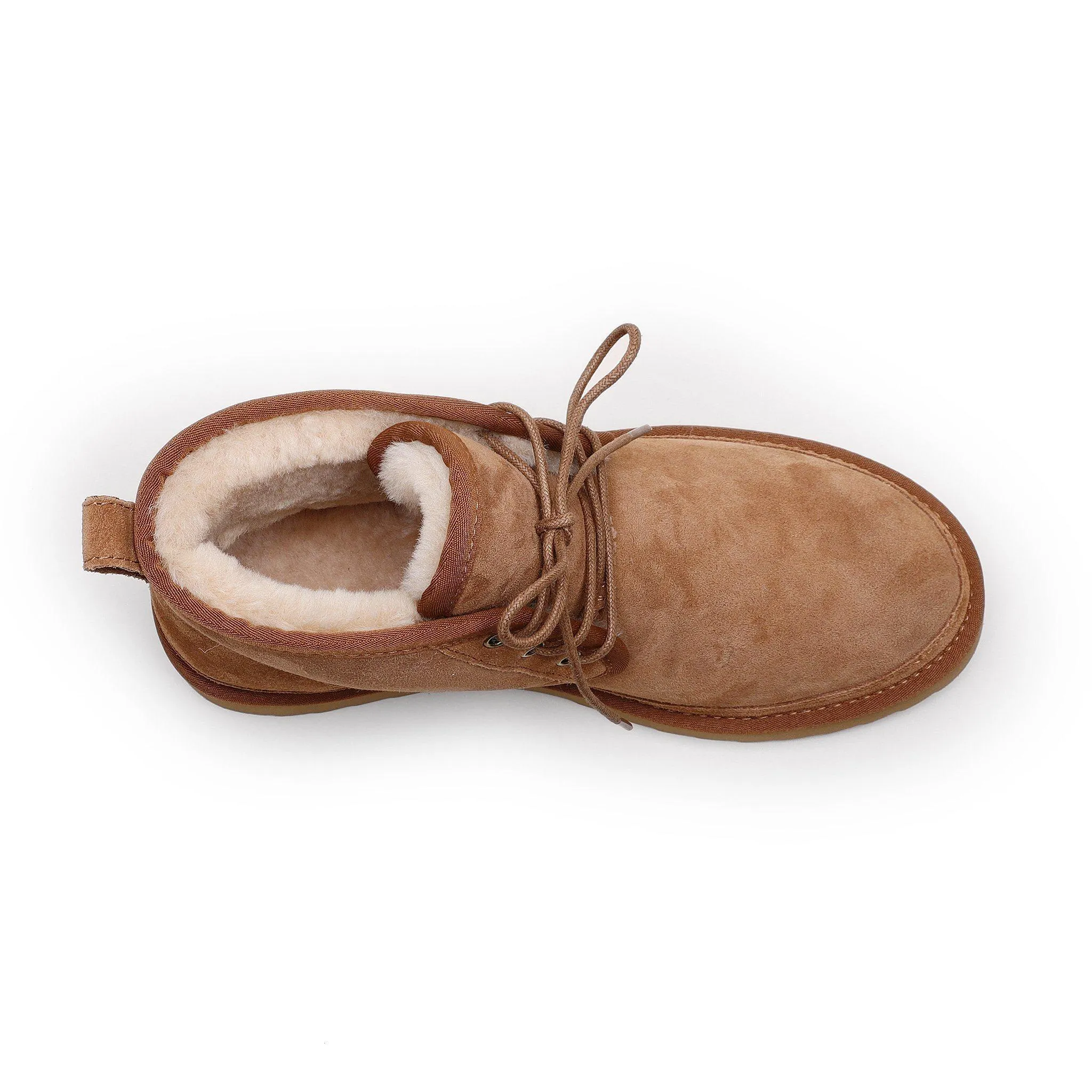 Oliver - Lace-up Casual Sheepskin Boot