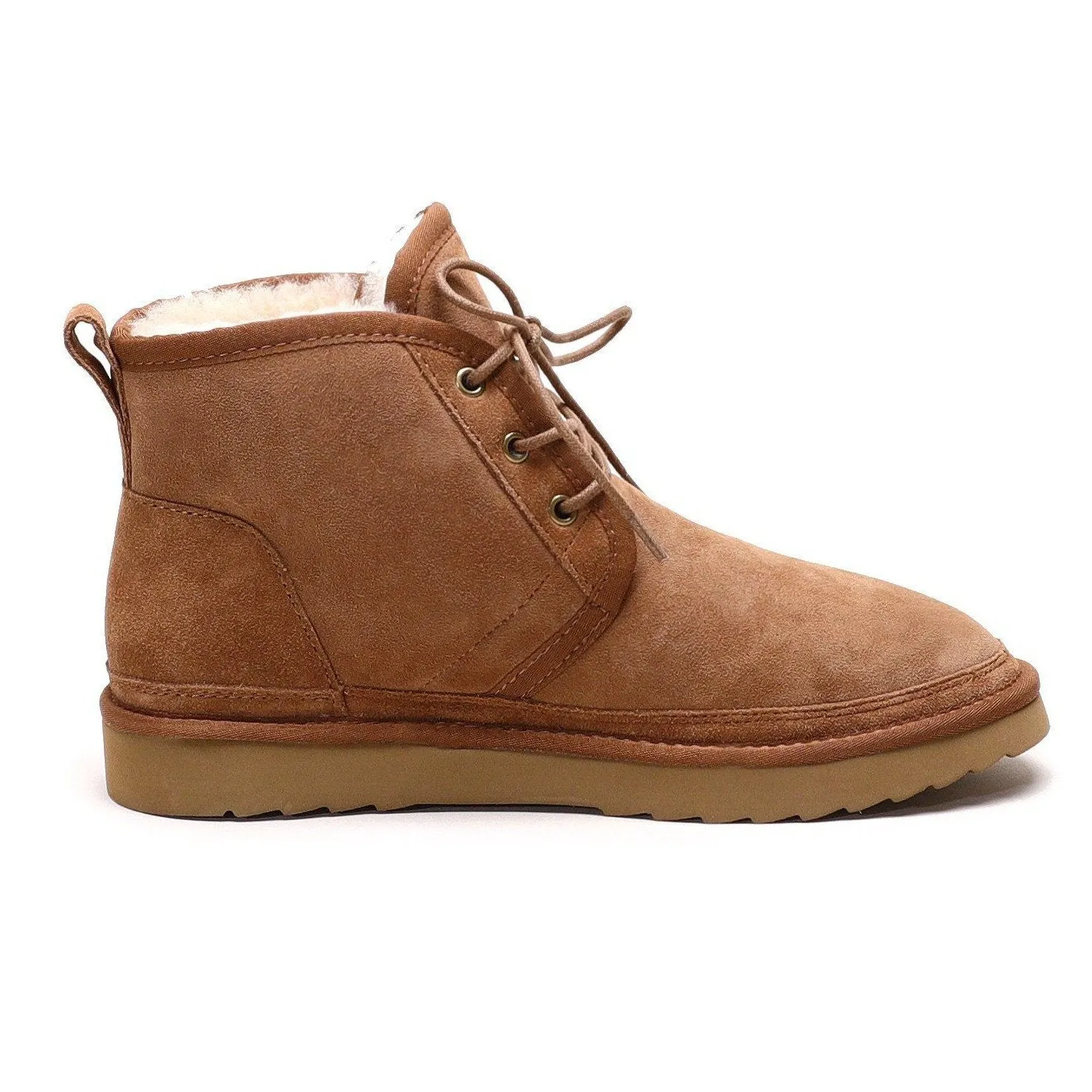 Oliver - Lace-up Casual Sheepskin Boot