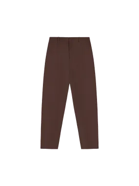 Organic Cotton Regular Fit Trouser—chestnut brown