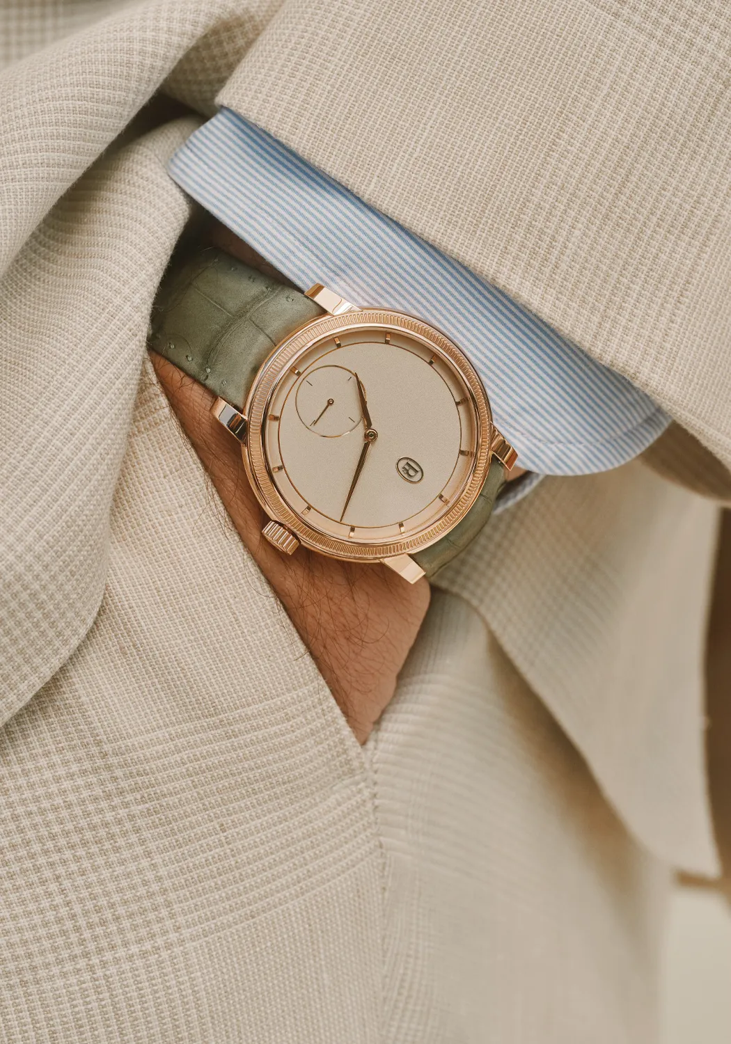 Parmigiani Fleurier Toric Petite Seconde Rose Gold