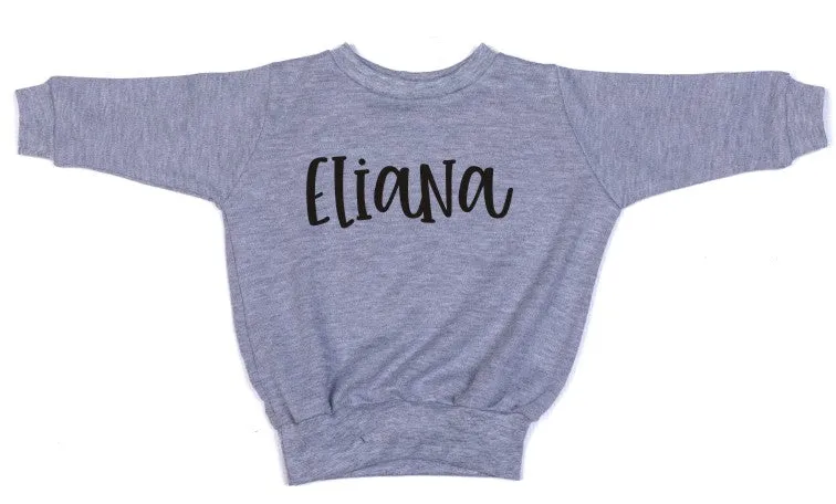 Personalised Baby Sweatshirt