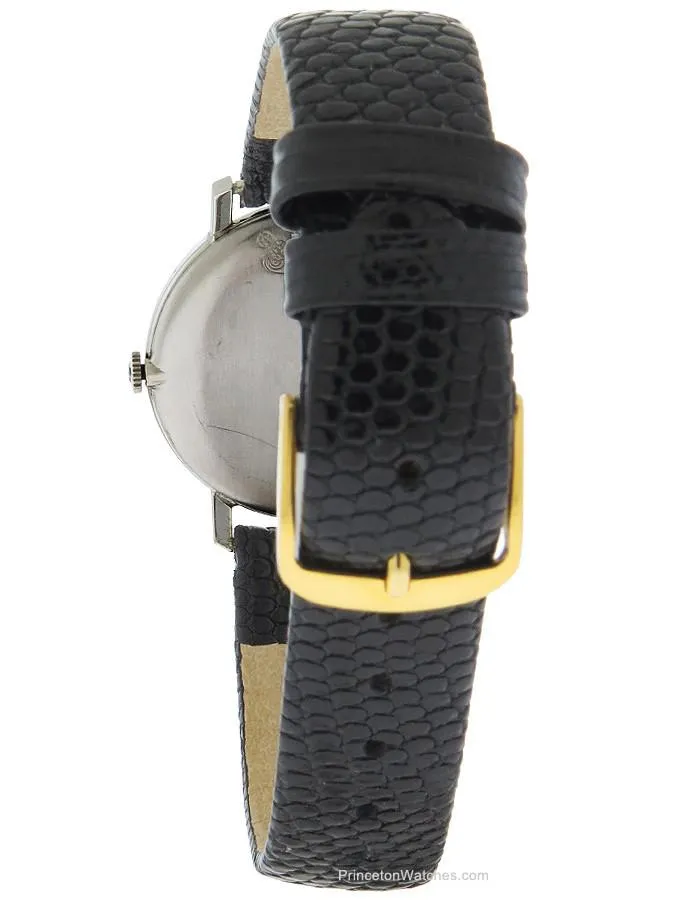 Pre-Owned Vintage Lucien Piccard Diamond Watch - 14K White Gold - Strap