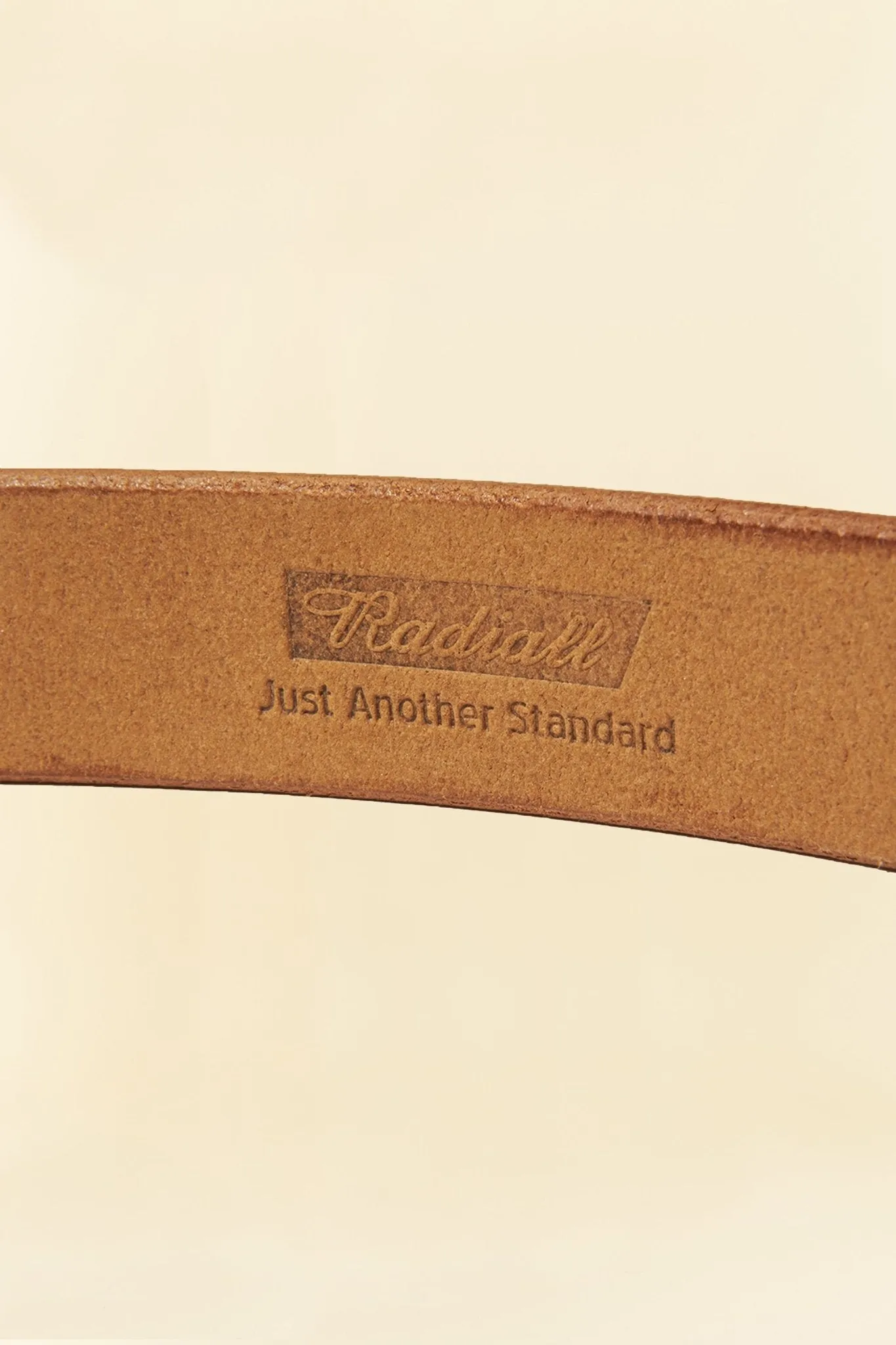 Radiall Posse Square Buckle Belt - Camel