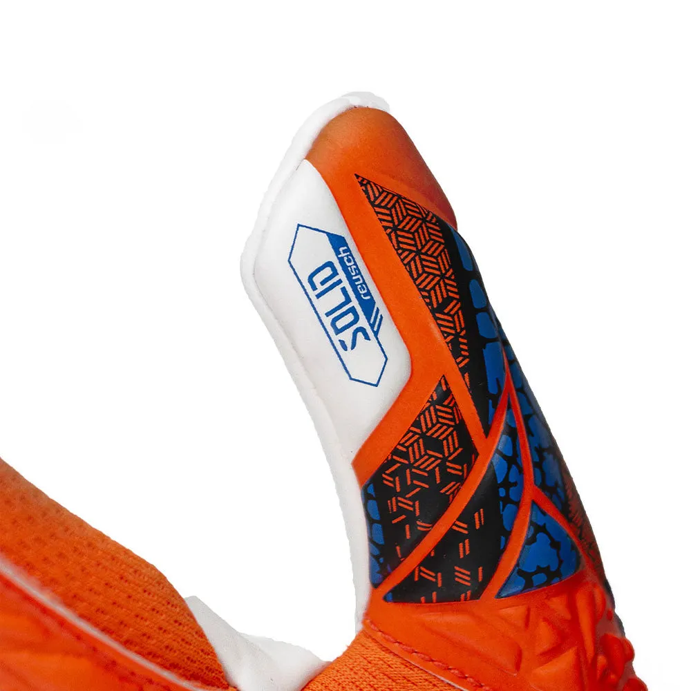 Reusch Attrakt Grip GK Gloves (Orange/Blue)