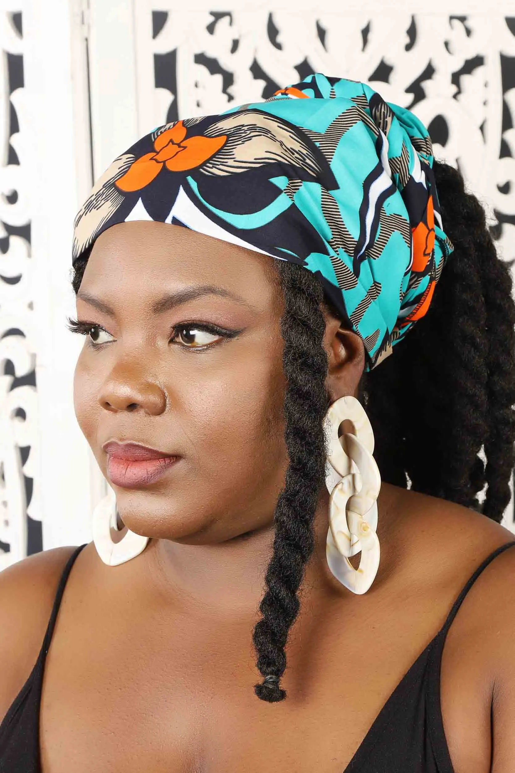 Sally African Print Head wrap