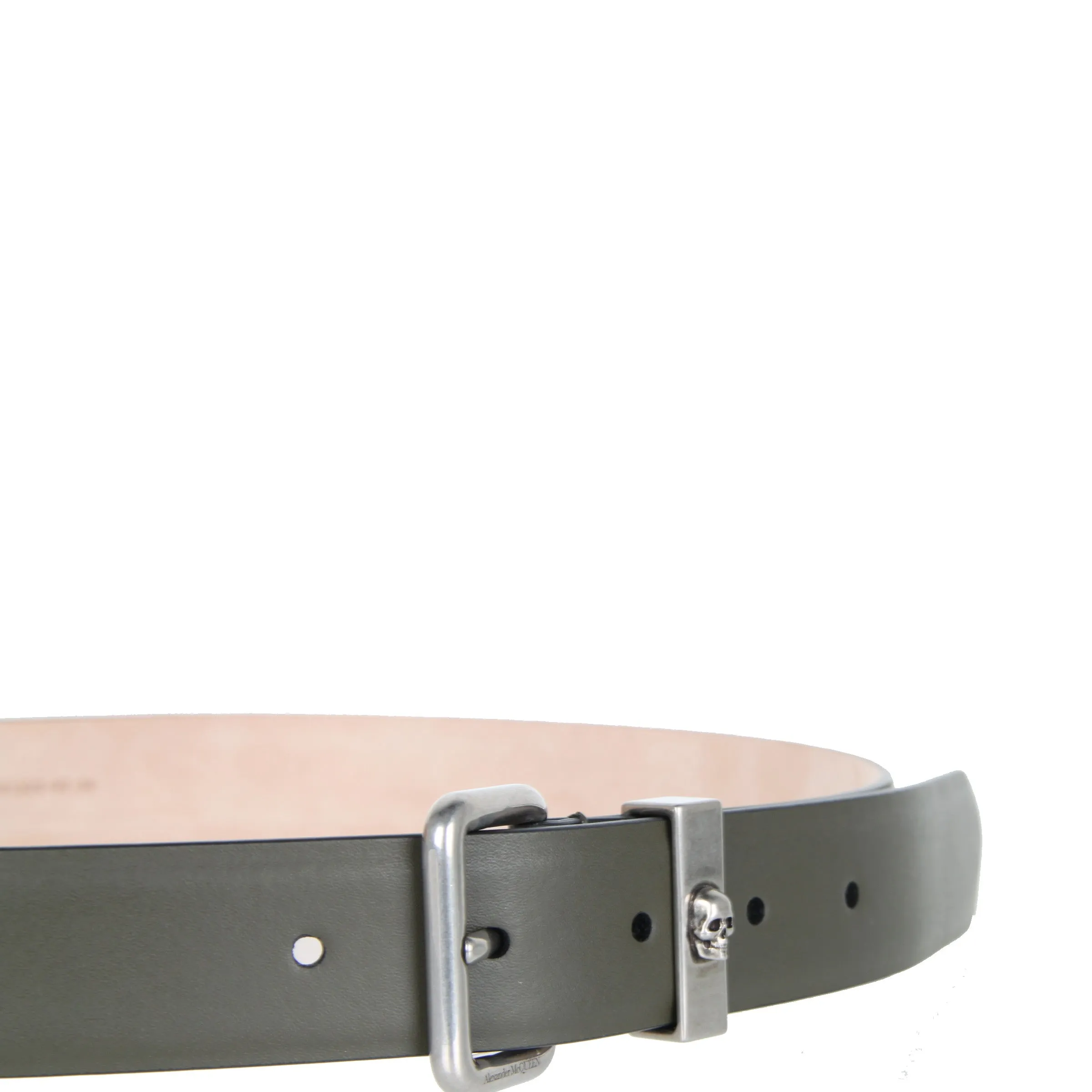 Skull Identity Belt Smooth, Khaki