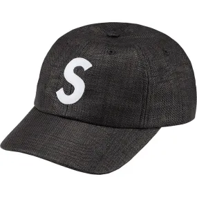 Supreme Raffia S Logo 6-Panel (Black)