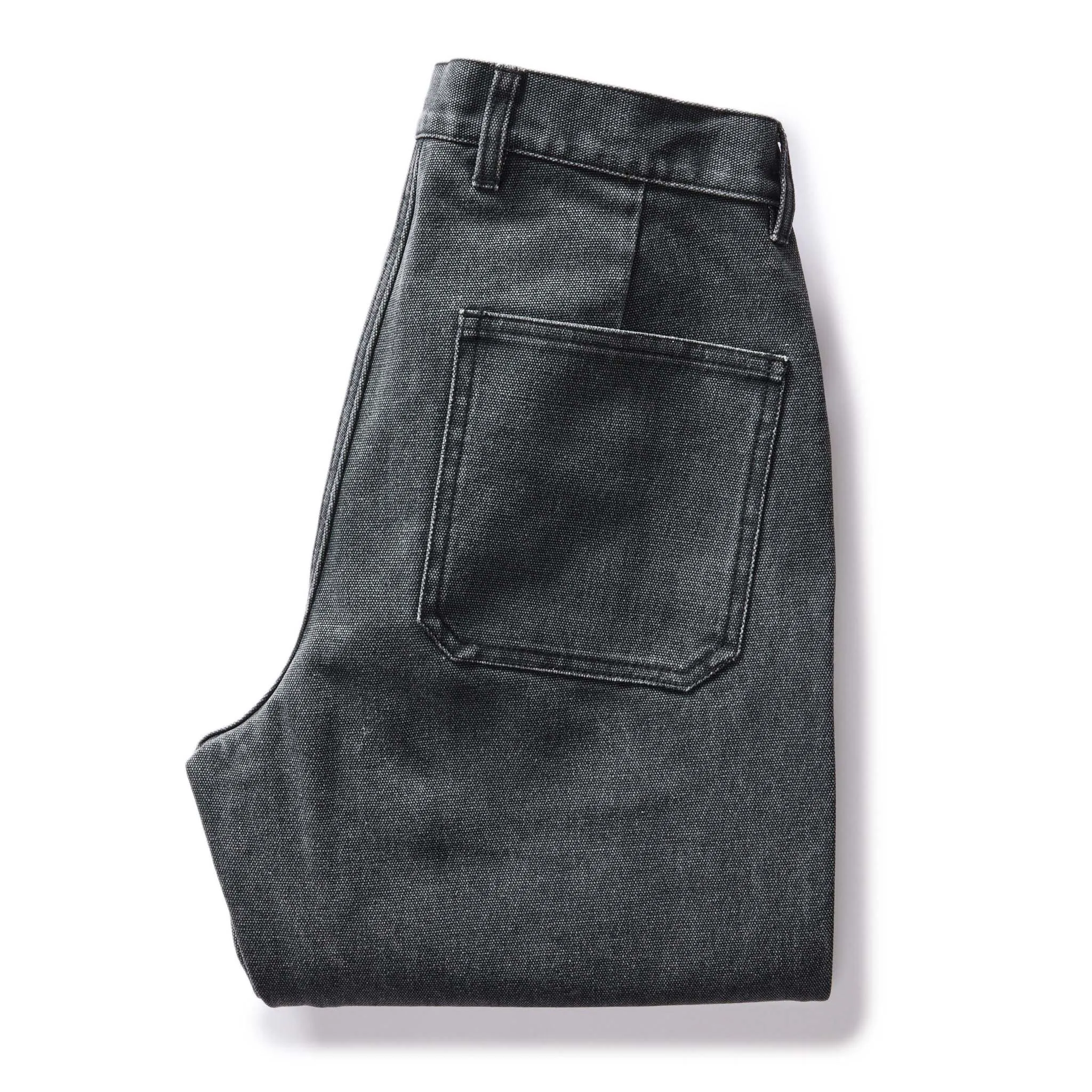 The Camp Pant in Coal Chipped Canvas