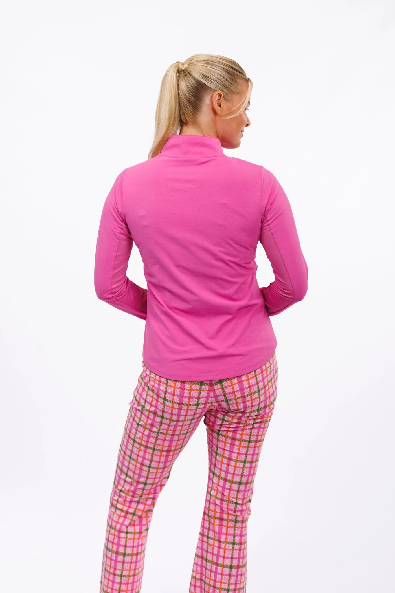 The Payton Pant - Pomegranate Plaid