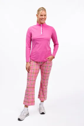 The Payton Pant - Pomegranate Plaid