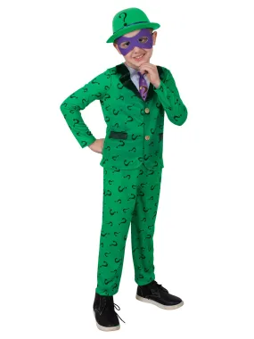 The Riddler Deluxe Costume for Kids - Warner Bros DC Comics