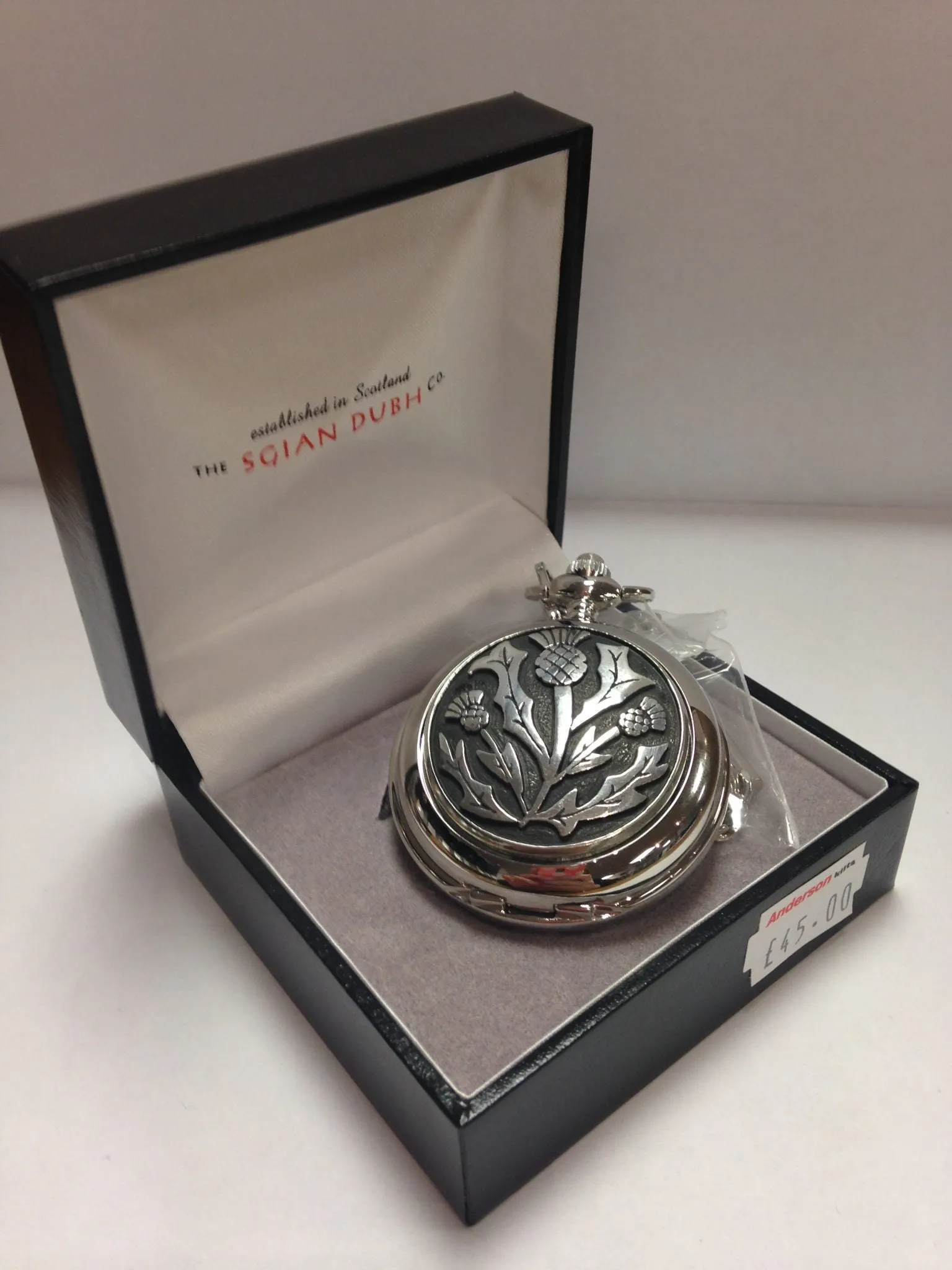 Thistle Quartz Pocket Watch - PW114Q