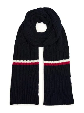 Tommy Hilfiger Mens 'Monotype' Chunky Knit Scarf