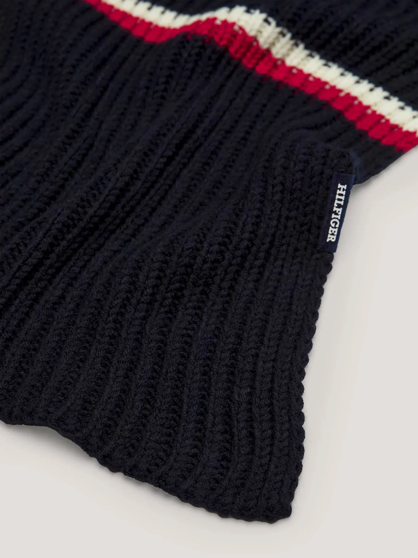 Tommy Hilfiger Mens 'Monotype' Chunky Knit Scarf