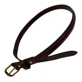 Tory Leather Raised Belt in Havana - Children's Medium