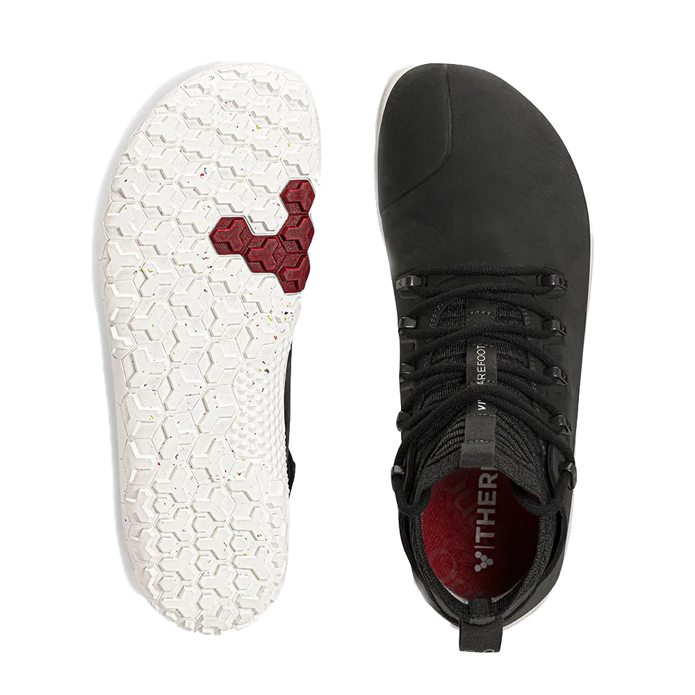 Vivobarefoot Magna FG Womens Obsidian/White