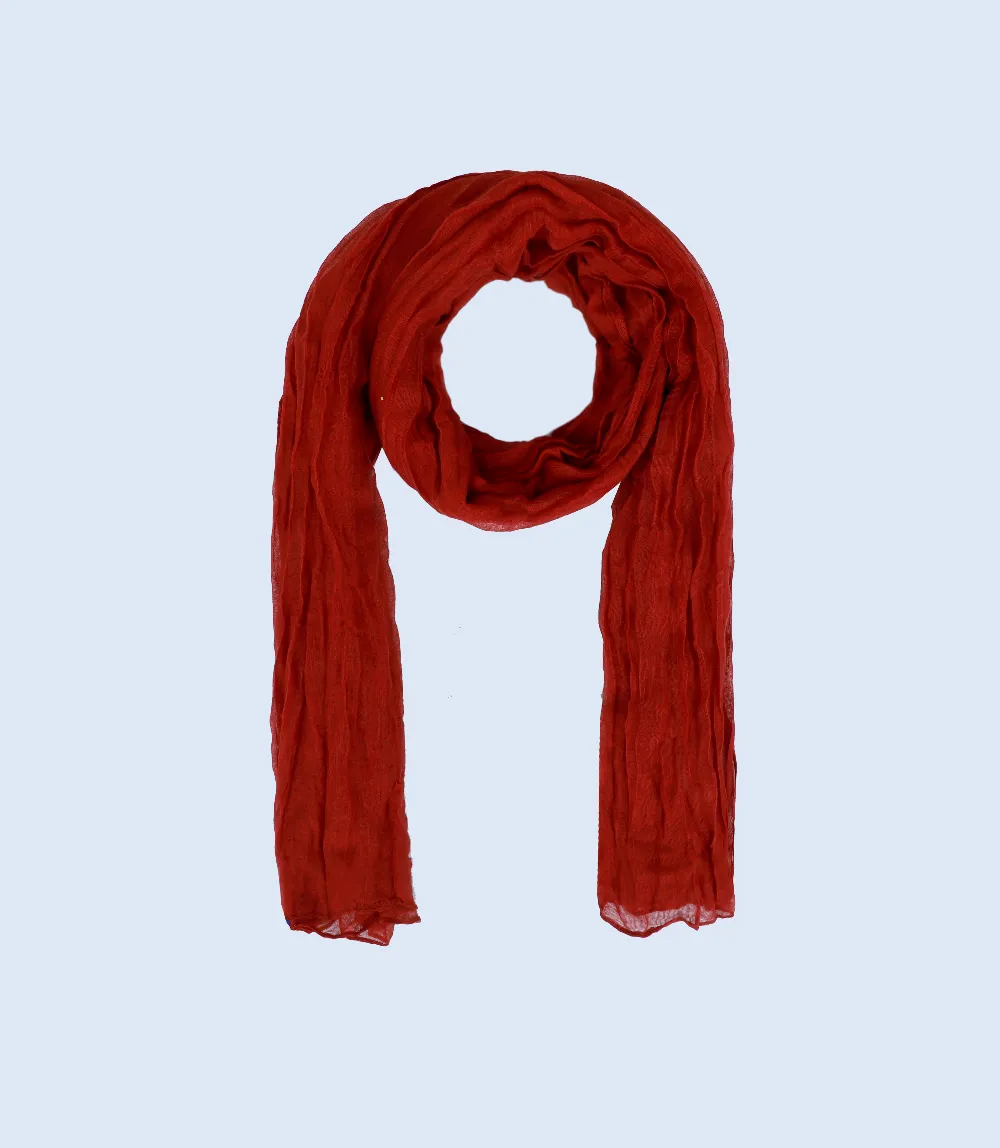 WA0842-RED-Scarf For Women