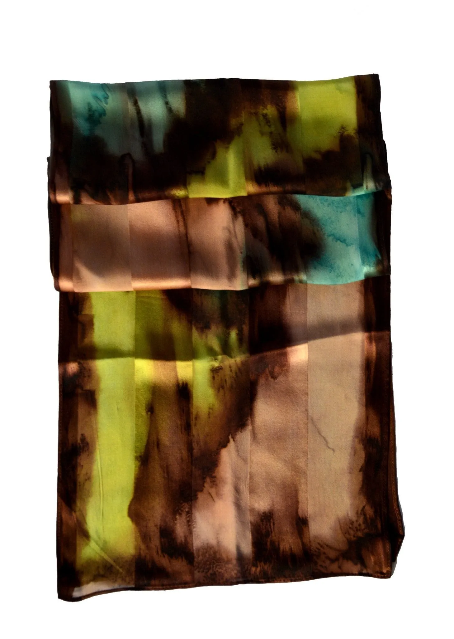 Willow Hand Painted Silk Scarf